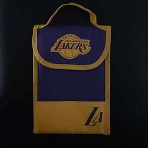 Los Angeles Lakers mini bag to keep stuff cold
